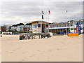 SZ0487 : Lifeguard Station at Sandbanks Beach by David Dixon