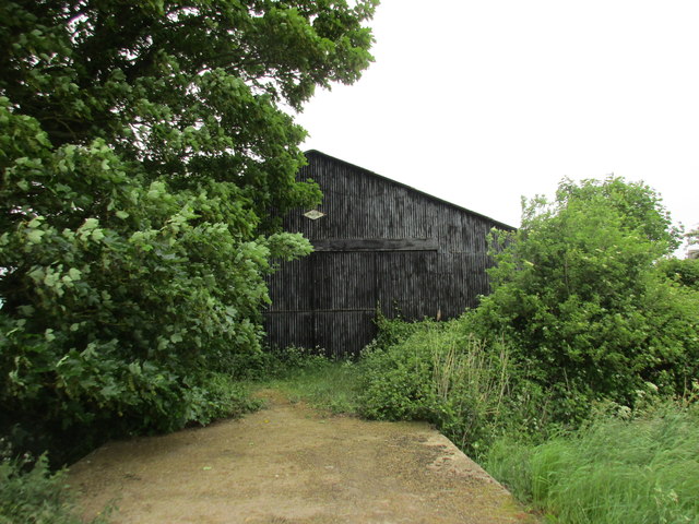 Corrugated iron barn at Manor Farm
