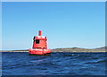 NF8543 : Loch Carnan no. 1 port-side channel buoy by Toby Speight