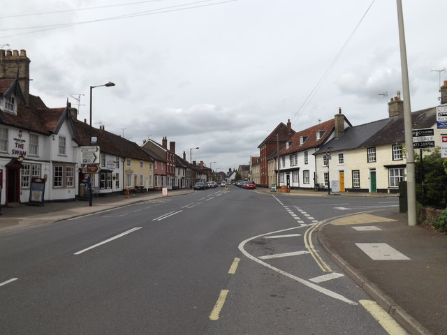 B1113 High Street, Needham Market © Geographer :: Geograph Britain and ...