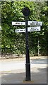 SO9972 : Signpost at Blackwell by Philip Halling