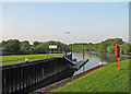 The channel below Holme Lock