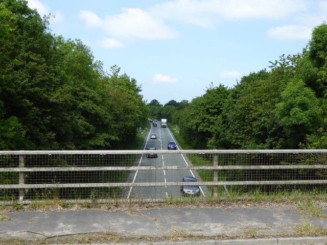 Englesea Brook Lane bridge over A500