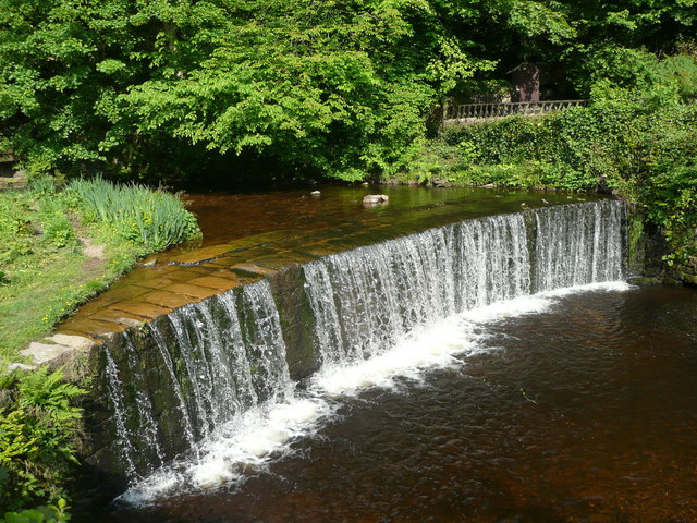 Weir on Luddenden Brook