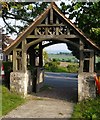 View from the lych-gate, High Halstow church