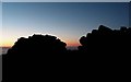 NR9644 : Dawn breaking over Caisteal Abhail by Raibeart MacAoidh