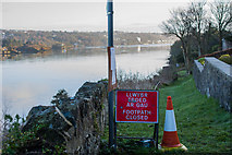 SH5571 : A closed bridleway by the Menai Straits by Oliver Mills