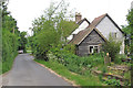 Tinkers Green Road near Briar Cottages, Cornish Hall End