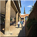 Walking down to the Upper Precinct from Broadgate, Coventry