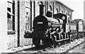 Midland Kirtley double-framed 0-6-0 at Bournville Shed, 1947