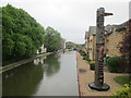 The Canadian Totem Pole by the canal at Berkhamsted