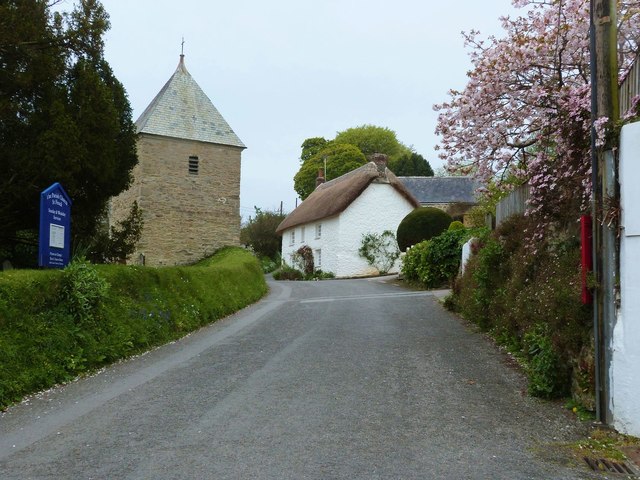 The village of Feock, Cornwall
