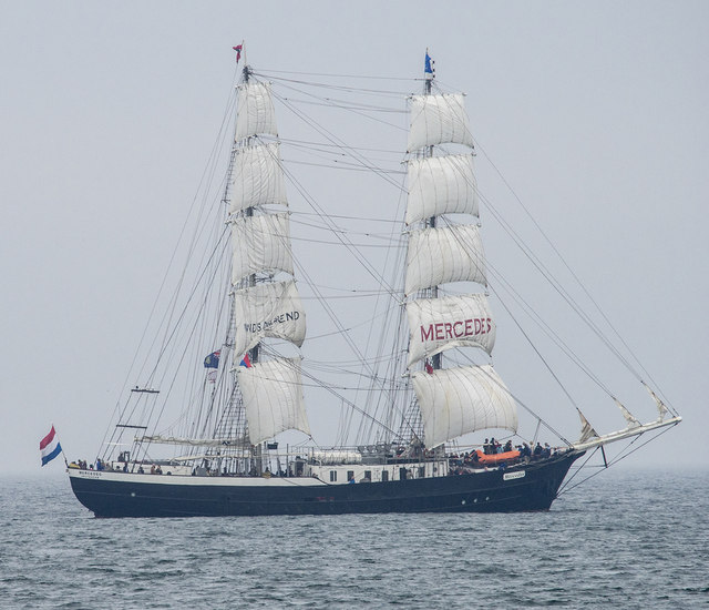 Tall Ship 'Mercedes' off Bangor