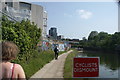 View of street art on the River Lea towpath #3