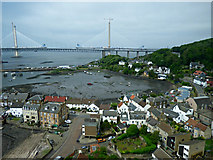 NT1380 : North Queensferry from the Forth Bridge by Thomas Nugent