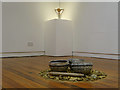 HU3953 : Bone and shadow exhibition at Bonhoga Gallery, Weisdale by Julian Paren