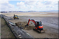 Repairs to the sea wall at West Cross