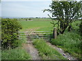 Field entrance off the A68