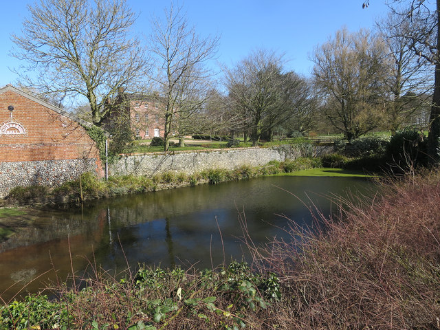 Pond by Thurgarton Hall