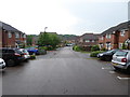 Looking downhill from the end of Bolton Road