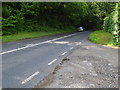 Balcombe Road looking north from bridleway crossing