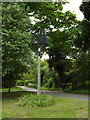 TL9759 : Rattlesden Village sign by Geographer