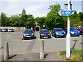 Car park at Dunfermline Town railway station