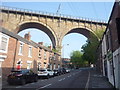 Railway viaduct over Sutton Street, Durham