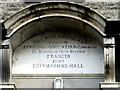 Plaque, Freemasons Hall