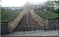 Steps up to Durham Railway Station