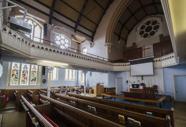 Interior, Bailgate Methodist church