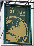 NY9363 : Sign for The Globe Inn, Battle Hill, NE46 by Mike Quinn