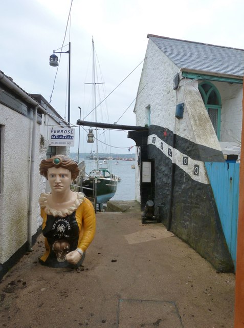 A dockside alley named Upton Slip, Church Street, Falmouth