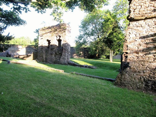 The ruined walls of Armagh's Franciscan Friary