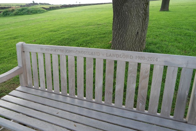 Inscription on the bench