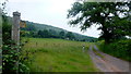 Track and footpath to Penyclawdd