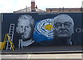 Mural on a wall at Kate Street, Leicester