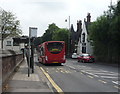 Bus stop and shelter on Hartshill Road  (A52)