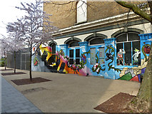 TQ2684 : Street art, NW3 by Robin Webster