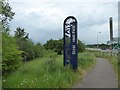 SJ8743 : Stoke-on-Trent: sign for River Trent Path by Jonathan Hutchins