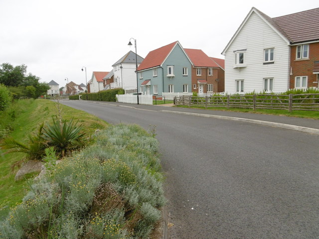 New England style houses at Camber