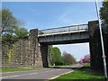 Rail bridge over the Leeds ring road (2)