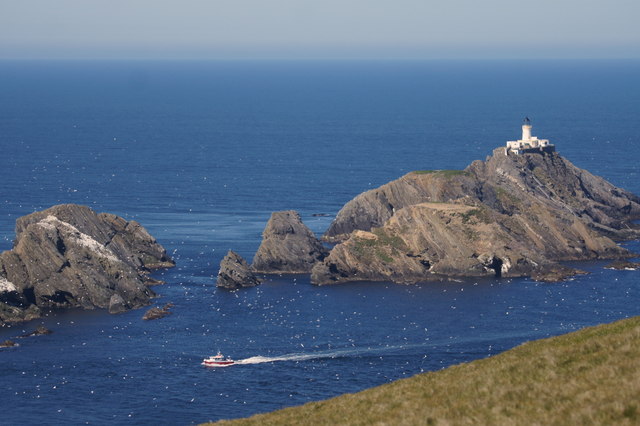 Muckle Flugga from Hermaness Hill © Mike Pennington :: Geograph Britain ...