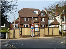 TQ2684 : Work on a house, Netherhall Gardens, NW3 by Robin Webster