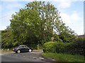 Church Lane at the junction of Canterbury Road