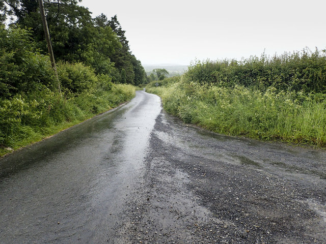Wet Irish road