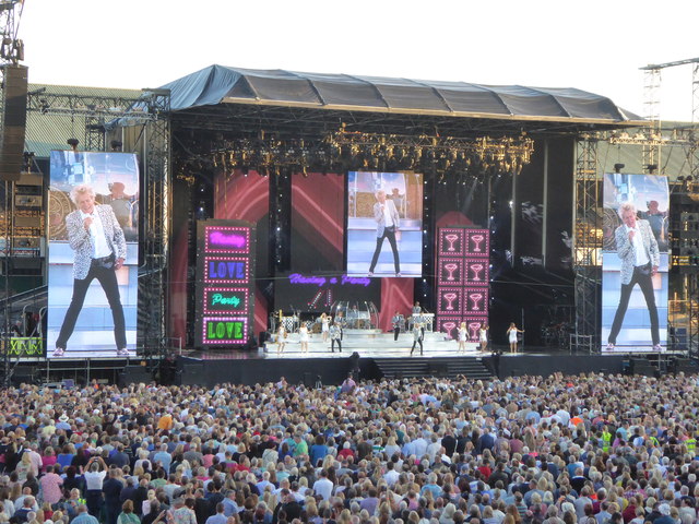 Rod Stewart concert at Home Park Plymouth
