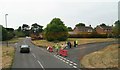 Road Block for street parade in East Preston