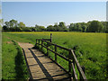 TL1962 : Path and meadow, Paxton Pits by Hugh Venables