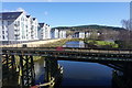 Rickety bridge over the River Tawe